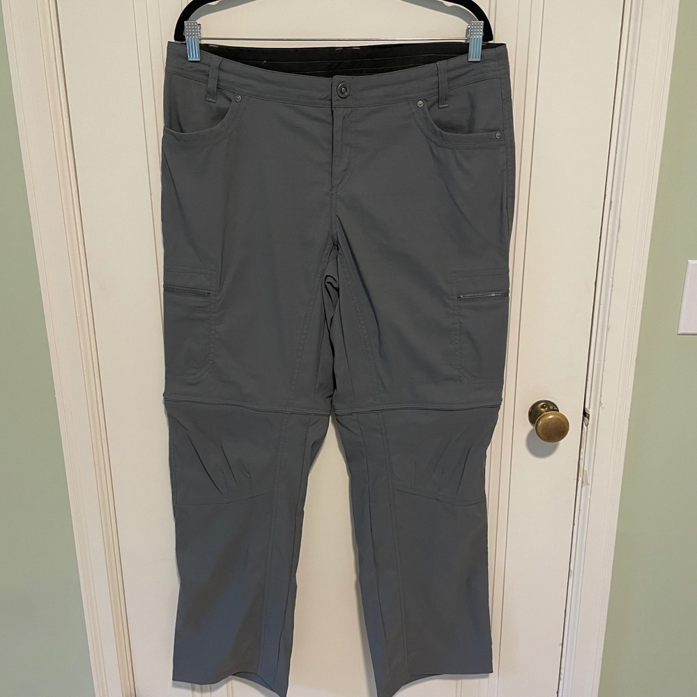 Kuhl Horizn Convertible Hiking Pants 14 Short Gray